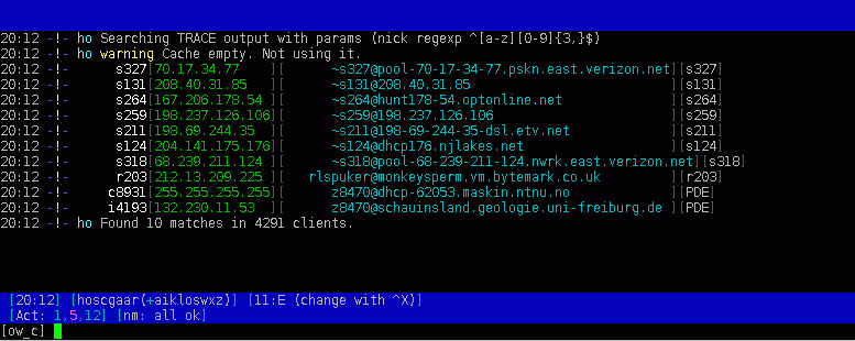 tfind screenshot